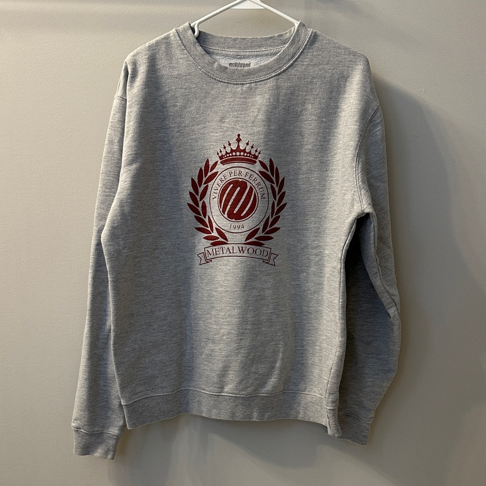 Metalwood Studio crew neck sweatshirt gray